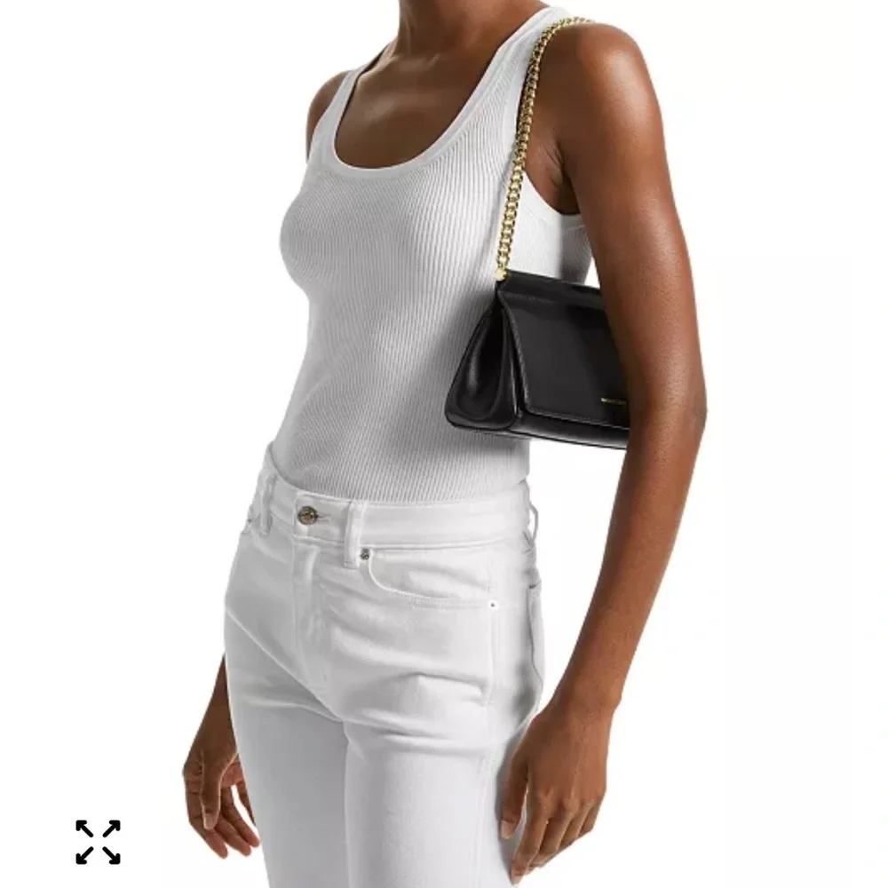 Michael Kors Black Shoulder Bag with Gold Chain - Picture 3 of 8